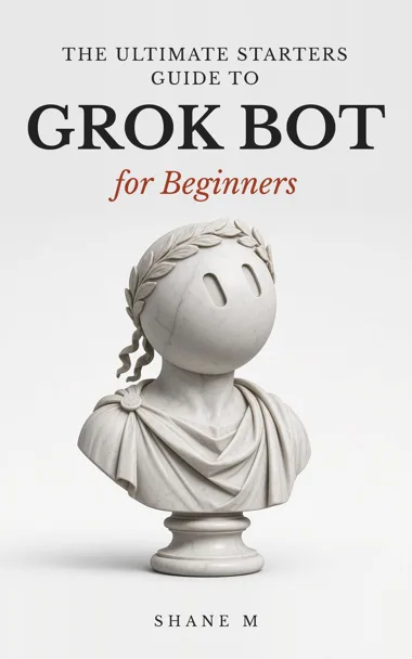 Cover of The Ultimate Starters Guide to Grok Bot for Beginners by Shane M